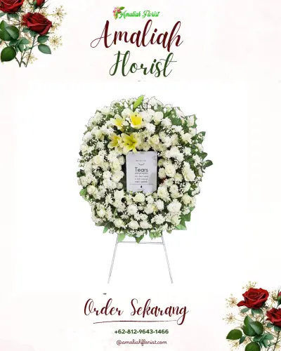 Krans Bunga Duka Cita nganjuk